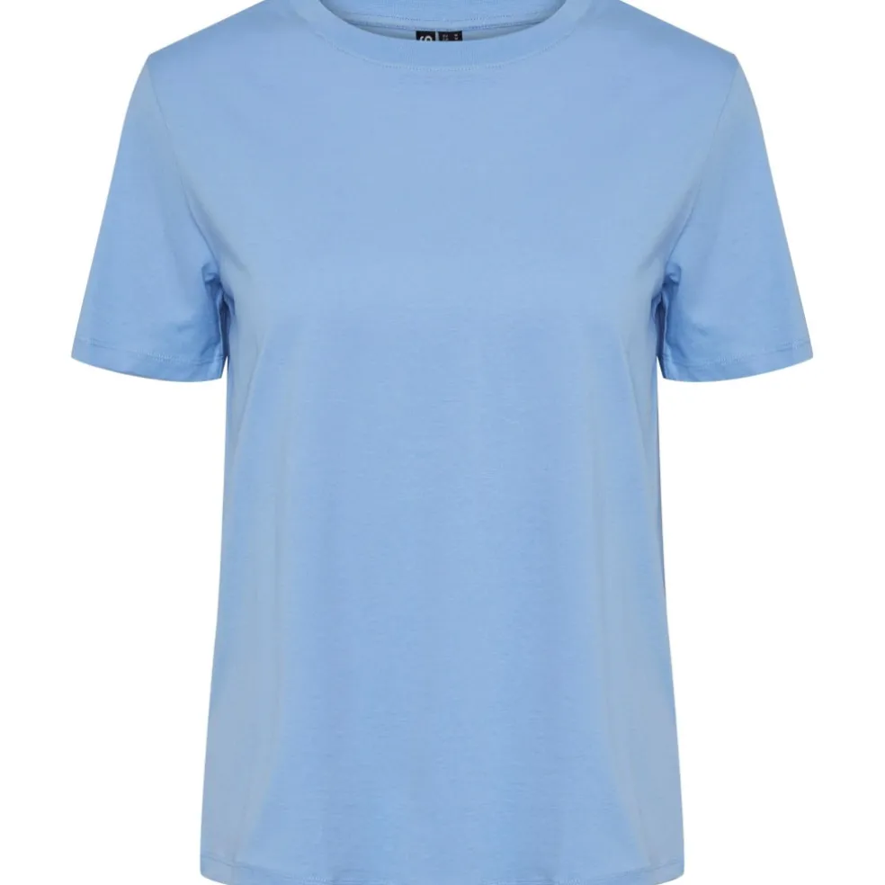 PIECES dame t-shirt PCRIA - Vista Blue