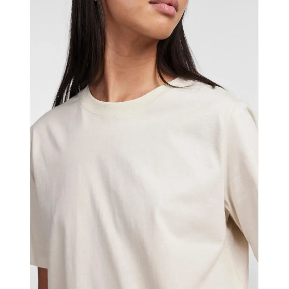 PIECES dame t-shirt PCRIA - Birch
