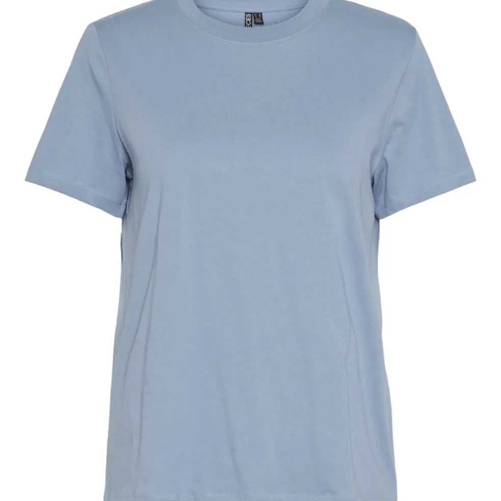 PIECES dame t-shirt PCRIA - Faded denim