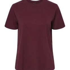 PIECES dame t-shirt PCRIA - Tawny Port