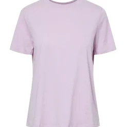 PIECES dame t-shirt PCRIA - Pink Lavender