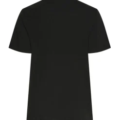 PIECES dame t-shirt PCRINE - Black LOVE