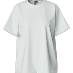 Pieces dame t-shirt PCSKYLAR - Bright White