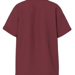 Pieces dame t-shirt PCSKYLAR - Tawny Port