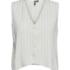 PIECES dame vest PCPIA - Birch Hydrangea