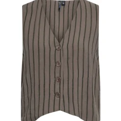 PIECES dame vest PCPIA - Falcon Black