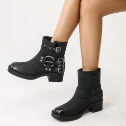 Sala Dame bikerstøvler 9201 - Black