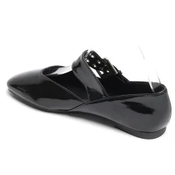 Sandrine dame ballerina sko 6689 - Black