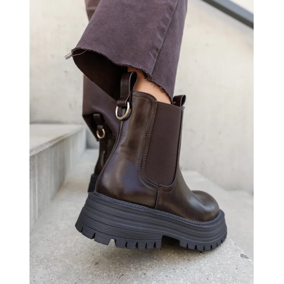 Thea dame støvler 6328 - Brown
