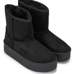 Tulle dame bamsestøvler 6432 - Black