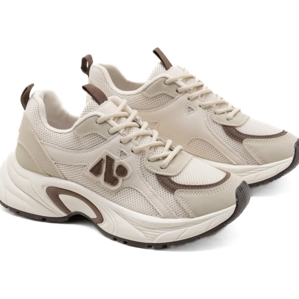 Uma dame sneakers 1219 - Beige