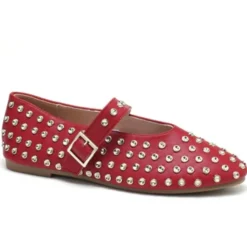 Valerie dame ballerina sko CM2315 - Red