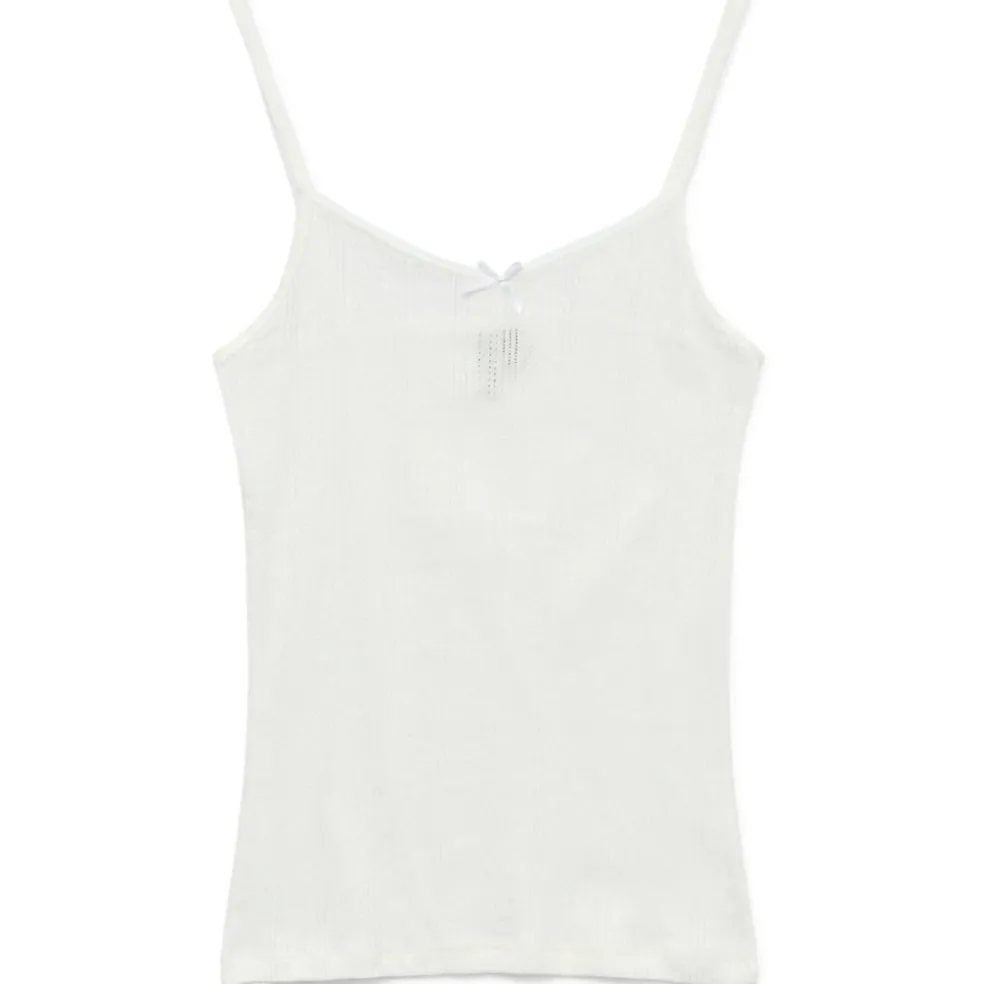 VER MODA dame top VMLISA - Snow white