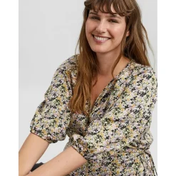 Vero Moda Curve dame bluse VMMINTI - Birch