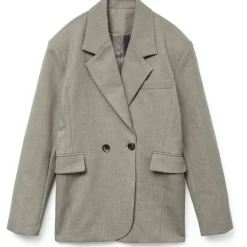 VERO MODA dame blazer VMCILJE - Light Grey Melange AS SAMPLE