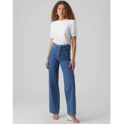 VERO MODA dame bluse AWKERRY - Bright White