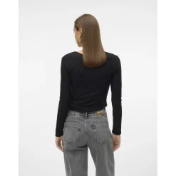 VERO MODA dame bluse VMBRITT - Black