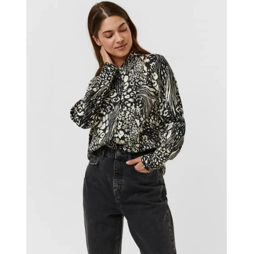 Vero Moda dame bluse VMCAIA - black/caia