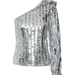 VERO MODA dame bluse VMEFI - Silver Colour