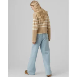 Vero Moda dame bluse VMHAPPINESS - Irish Cream W. BIRCH