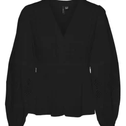 VERO MODA dame bluse VMJAMILLA - Black