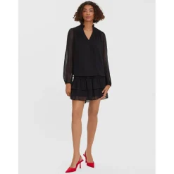 Vero Moda dame bluse VMKAYA - Black