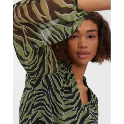 Vero Moda dame bluse VMKAYA - Loden Frost Gigi