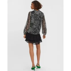 Vero Moda dame bluse VMKAYA - Black Hilma