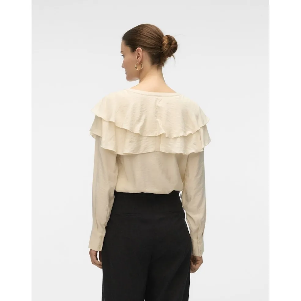 Vero Moda dame bluse VMLIZZI - Birch