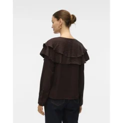 Vero Moda dame bluse VMLIZZI - Chocolate Torte
