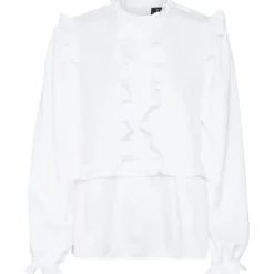 VERO MODA dame bluse VMMERLE - Bright White