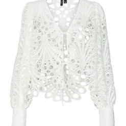 VERO MODA dame bluse VMNIKKI - Snow white
