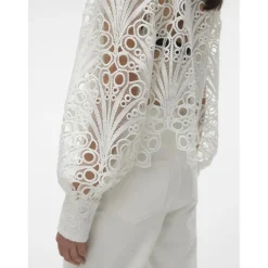 VERO MODA dame bluse VMNIKKI - Snow white