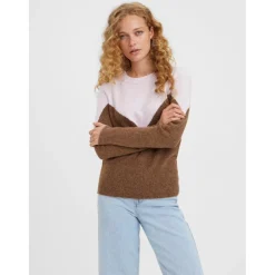 Vero Moda dame bluse VMPLAZA - Lavender Fog