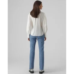 VERO MODA dame bluse VMSANI - Snow white