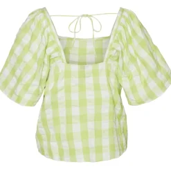 Vero Moda dame bluse VMSODY - Shadow Lime Snow White