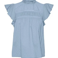 VERO MODA dame bluse VMTRINE - Cashmere Blue