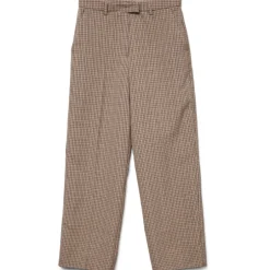 VERO MODA DAME BUKSER AWSIMMA - Beaver Fur Black and Root Beer