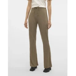 VERO MODA dame bukser VMBRITT - Laurel Oak MELANGE