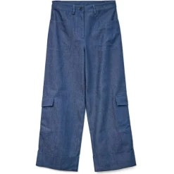 Vero Moda dame bukser VMCARLA - Blue Indigo