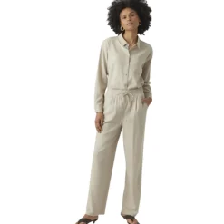 VERO MODA dame bukser VMJESMILO - Silver Lining