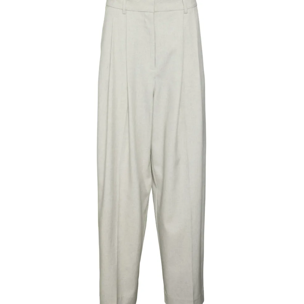VERO MODA dame bukser VMOMARI - Light Grey Melange