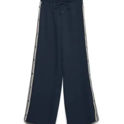 VERO MODA DAME BUKSER VMSOMYA - Navy Blazer Birch Tape