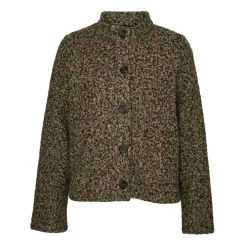 VERO MODA dame cardigan VMHAYLI - Silver Mink BLACK