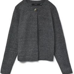 Vero Moda dame cardigan VMMARINA - Dark grey melange