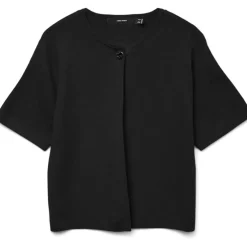 VERO MODA DAME CARDIGAN VMGOLD - Black