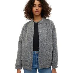 VERO MODA dame jakke VMAMBER - Medium grey melange