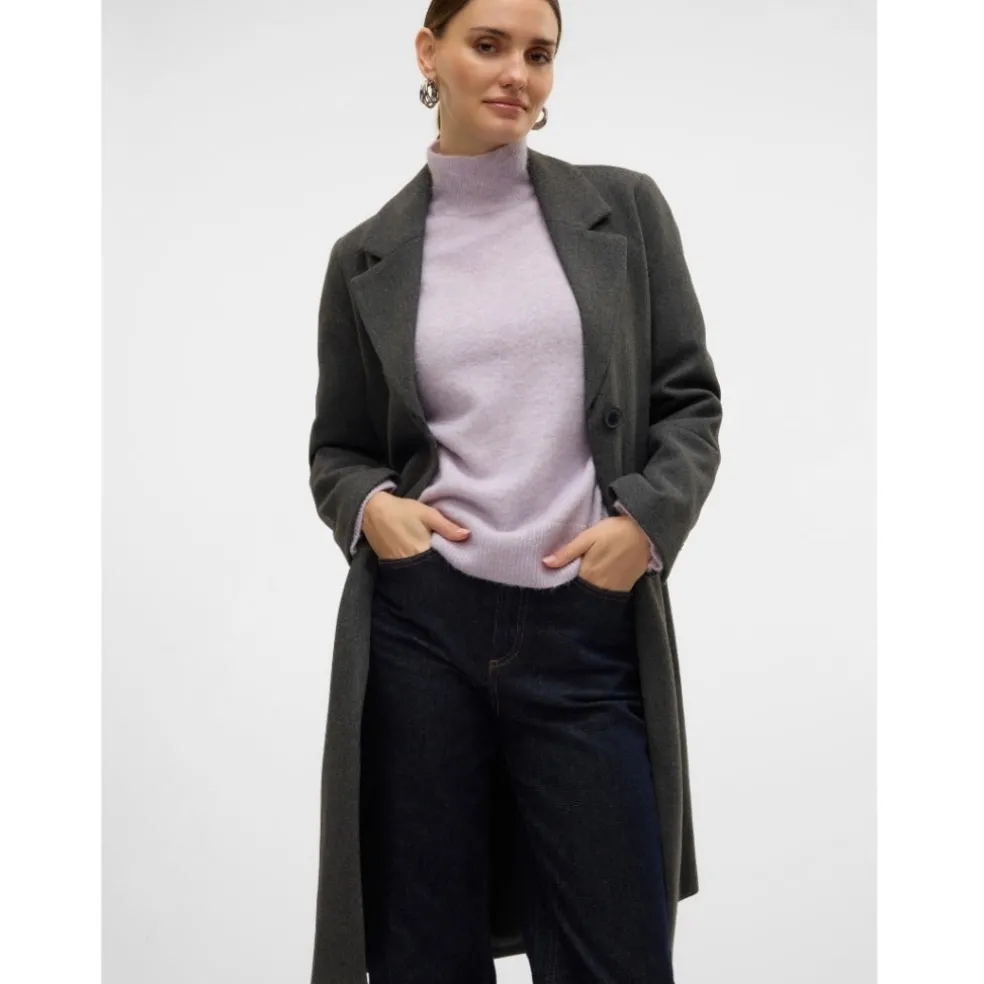 VERO MODA dame Jakke VMFORTUNESARA - Dark grey melange