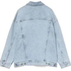 VERO MODA dame jakke VMTESSA - Light Blue Denim Detail RA339