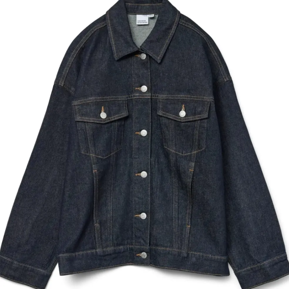 VERO MODA dame jakke VMTESSA - Dark Blue Denim